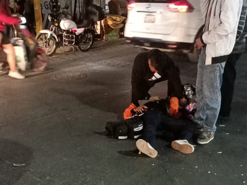 Motociclista atropellado sobre 9 Sur