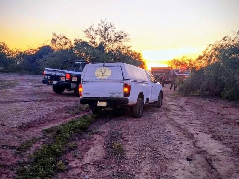 Motociclista es localizado sin vida en camino de terracería en Empalme