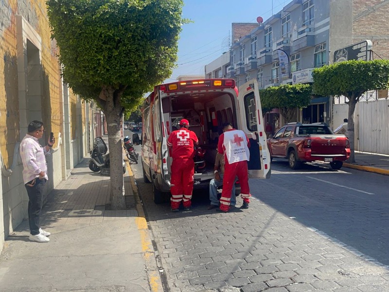  Motociclista lesionado ante corte de circulación