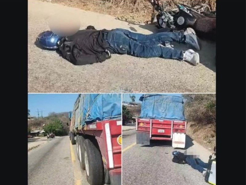 Motociclista muere arrollado por tráiler en la vía costera 200