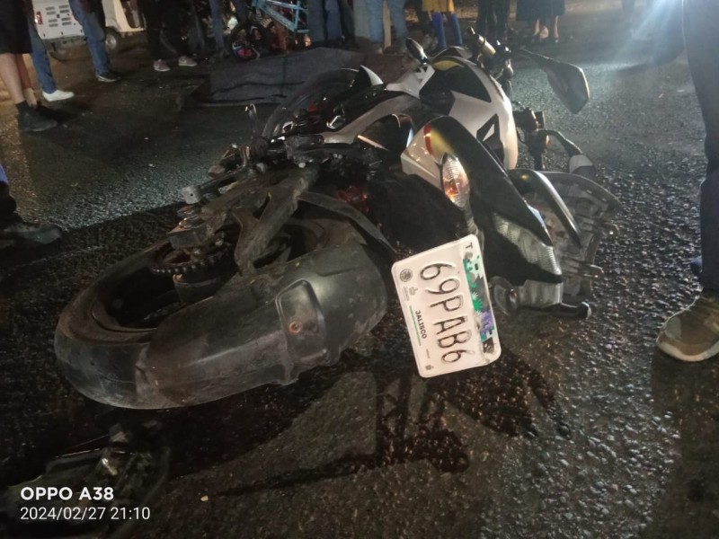 Murió motociclista en accidente en Tlajomulco
