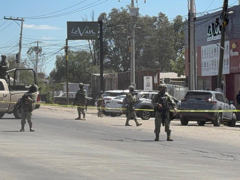 Movilización militar provoca cierres y tráfico en la salida de Durango