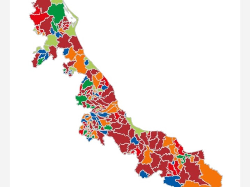 Movimiento Ciudadano segunda fuerza política en Veracruz; Morena pierde terreno