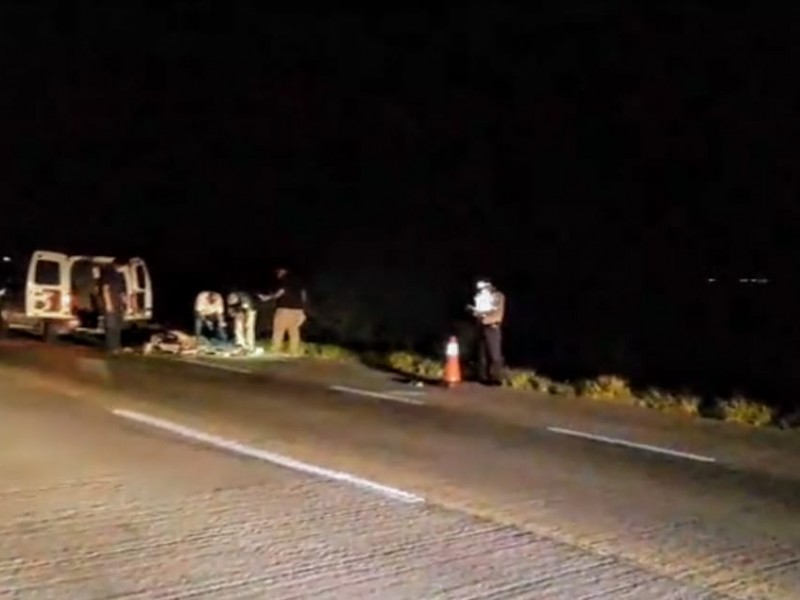 Muere adulto mayor atropellado en la carretera Guaymas-Hermosillo