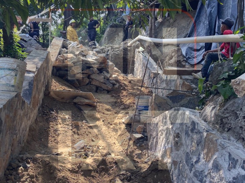 Muere albañil tras desprendimiento de roca en colonia Loma Bonita