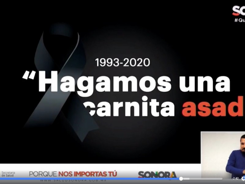 Muere cajemense por COVID-19, suman 47 muertes en Sonora