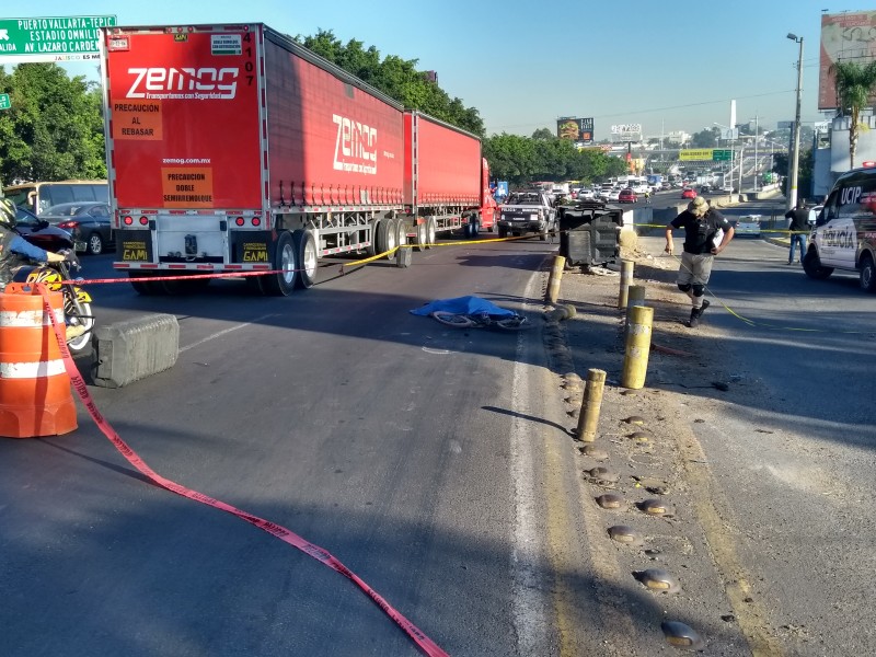 Muere ciclista atropellado en carretera Chapala