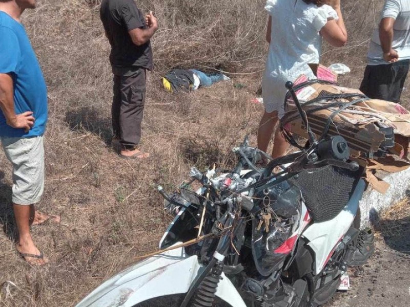 Muere conocido motociclista de Zihuatanejo al sufrir accidente en Troncones