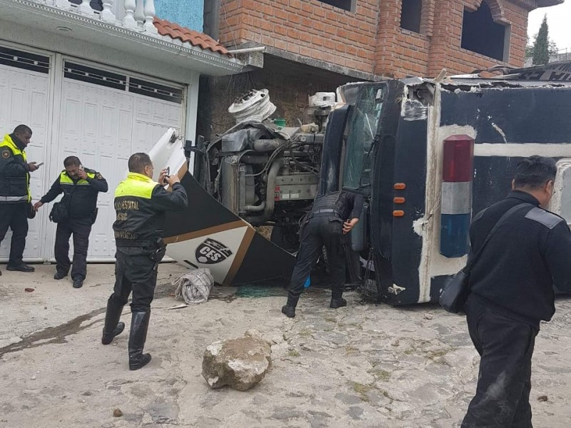 Muere elemento de la SSEM en accidente 