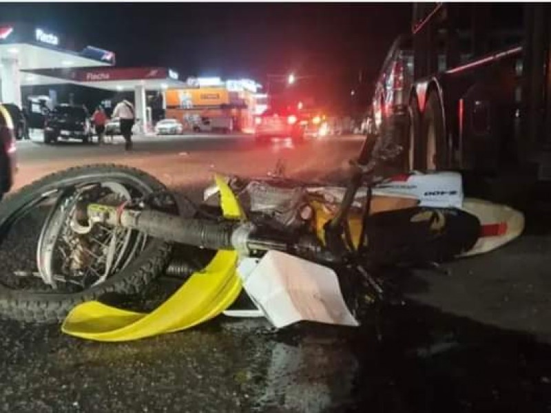 Muere joven motociclista en Guaymas