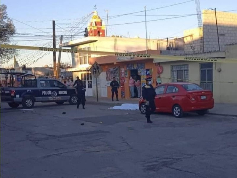 Muere masculino tras ser atropellado en barrio de Tepeaca