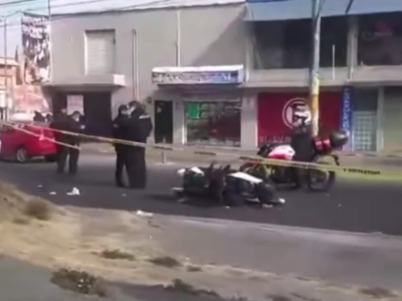 Muere motociclista en Tlalnepantla