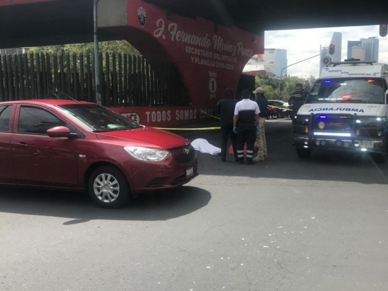 Muere mujer; se arrojó puente vehícular