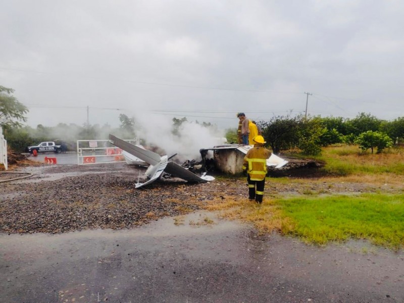 Muere piloto de avioneta caída en San Rafael