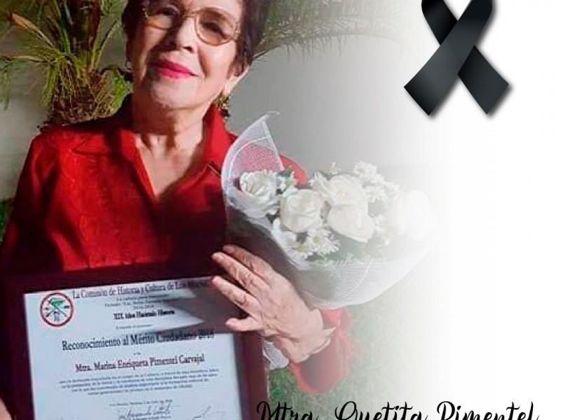 Muere Quetita Pimentel, pionera del ballet clásico en Los Mochis