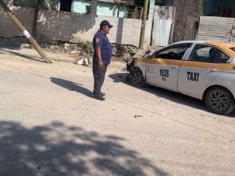 Muere taxista mediante su jornada laboral