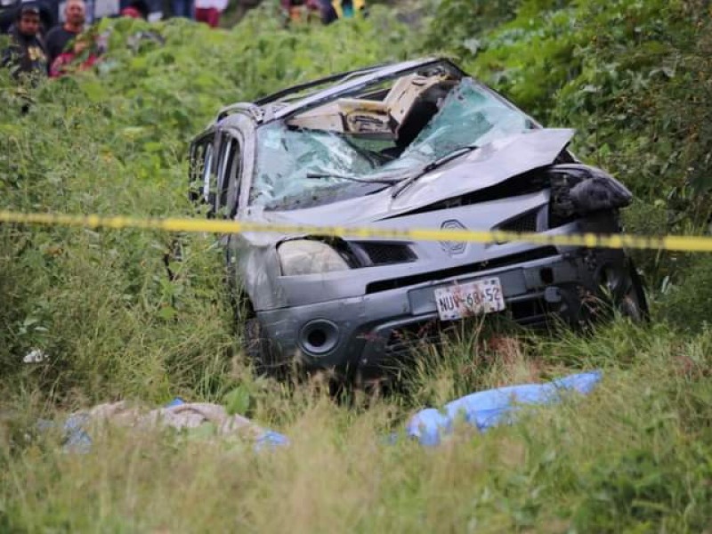 Mueren dos personas tras accidente en la Tlaxcala-San Martín Texmelucan