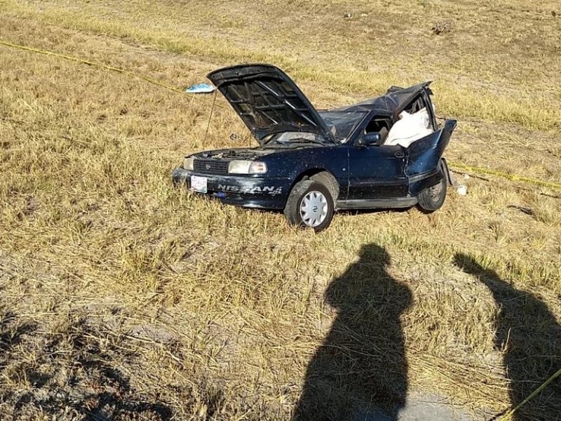 Mueren tres por accidente carretero en Zacoalco; dos eran niños