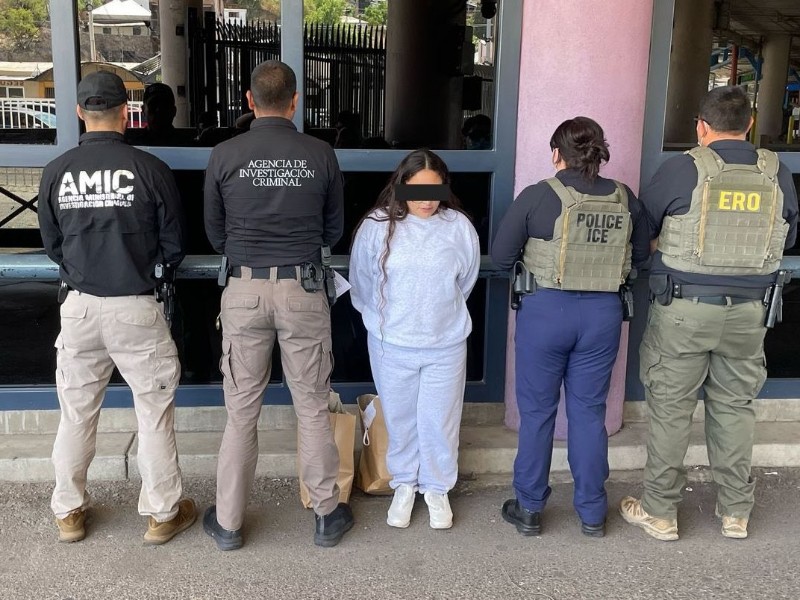 Mujer deportada es aprehendida por delito de violencia intrafamiliar