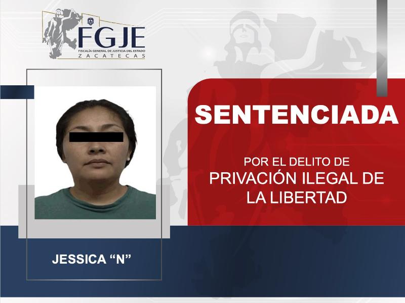 Mujer recibe cuatro años de cárcel por privación ilegal de libertad