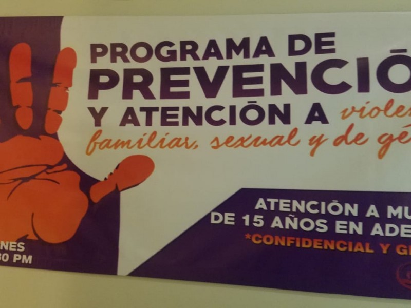 Mujeres abusadas sexualmente pueden solicitar apoyo en PAVIF