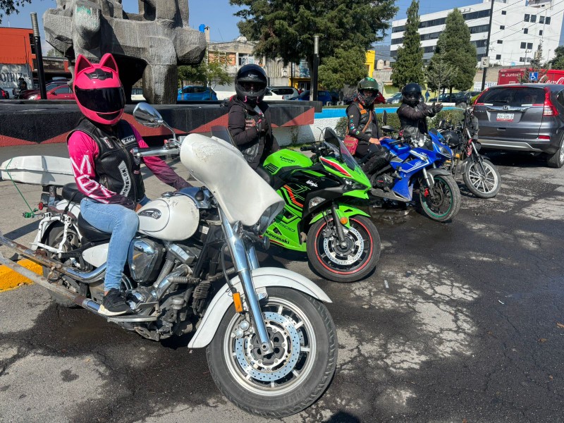 Mujeres Biker Toluca realizarán rodada con causa