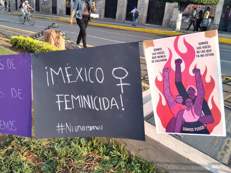 Mujeres declaran luto nacional por aumento de feminicidios