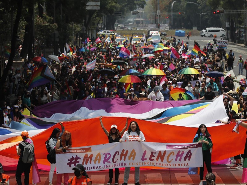 Mujeres lesbianas marchan para reclamar derechos