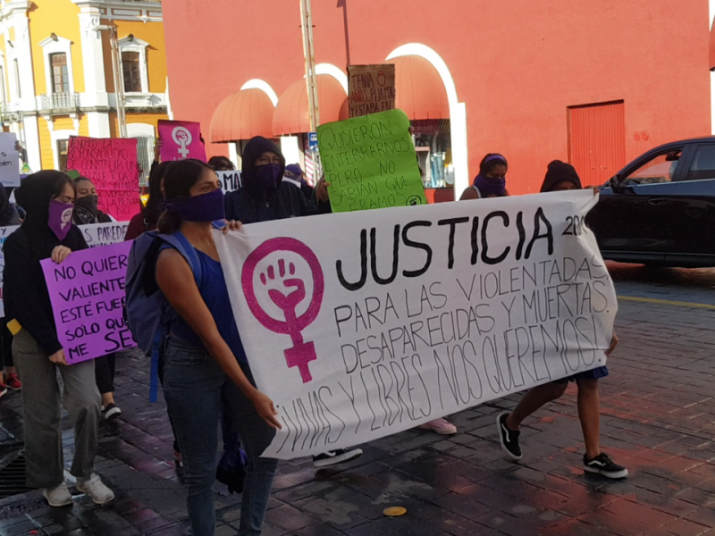 Mujeres nayaritas se unen a marcha nacional