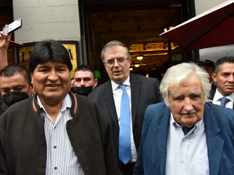 Mujica y Evo en México por el grito de Independencia