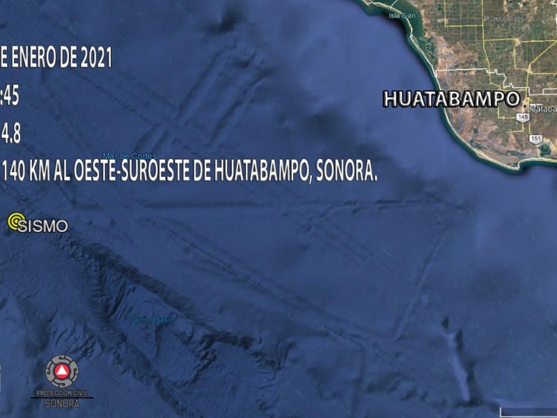 Múltiples sismos se registran en zona sur del estado