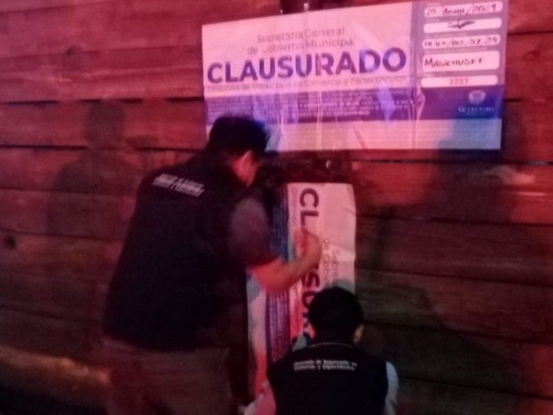 Municipio clausuró dos afters clandestinos en Querétaro