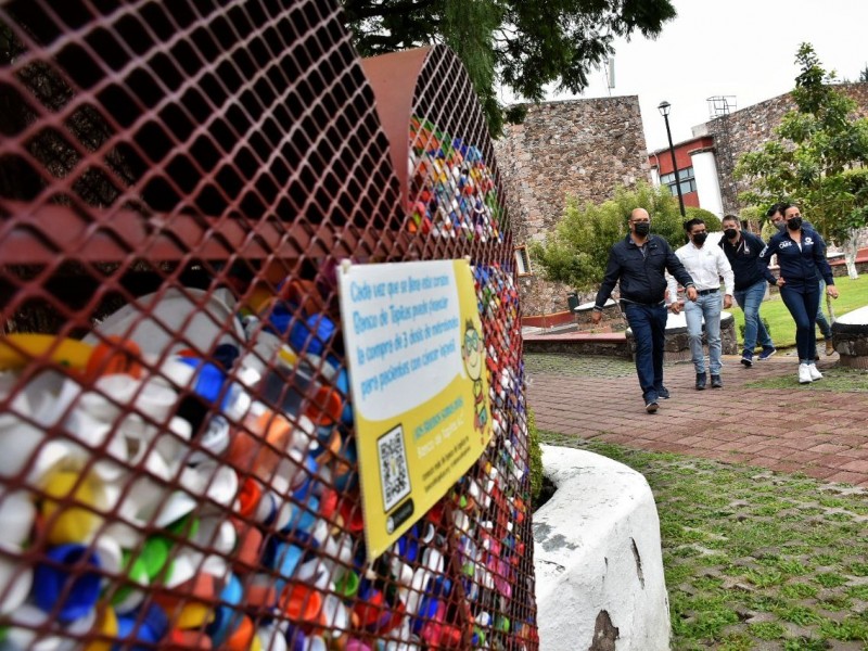 Municipio de Corregidora dona predio a Banco de Tapitas