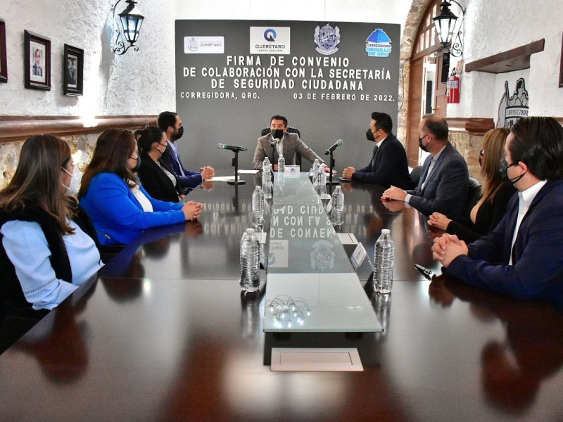 Municipio de Corregidora y SSC firman convenio de colaboración