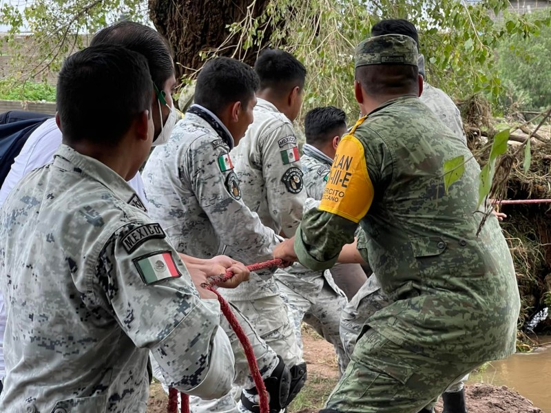 Municipios de Zacatecas afectados por las lluvias