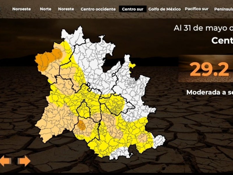 Municipios del Edomex sufren de sequía