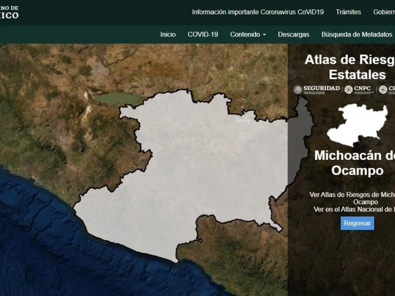 Municipios sin recursos para actualizar atlas de riesgo