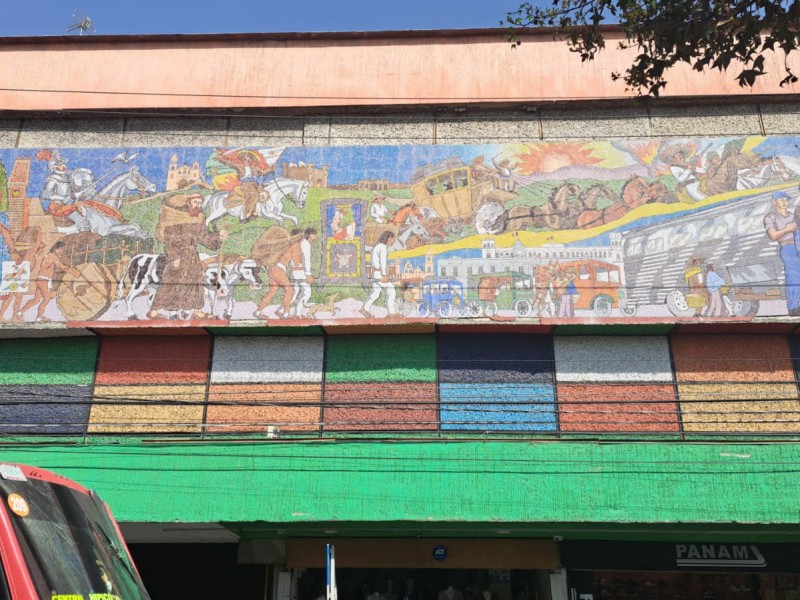 Mural histórico en la capital mexiquense