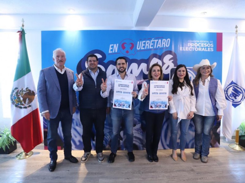 Murguía y Dorantes se pre registran para el Senado