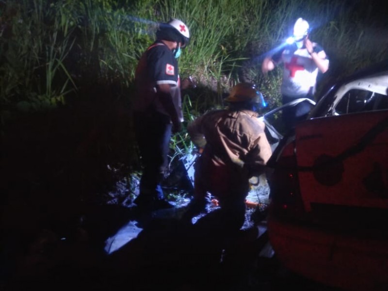 Murió conductor luego de accidente en la Tuxpan-Tampico