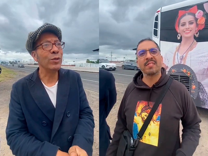 Músicos veracruzanos varados por falla en camión del Gobierno Estatal