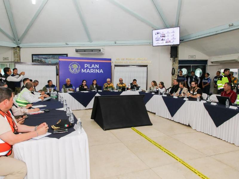 Se despliegan más de 3 mil elementos por huracán Trudy en Colima