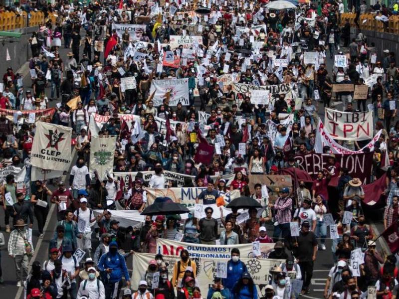 Más de 3 mil marchas en la CDMX en el 2026
