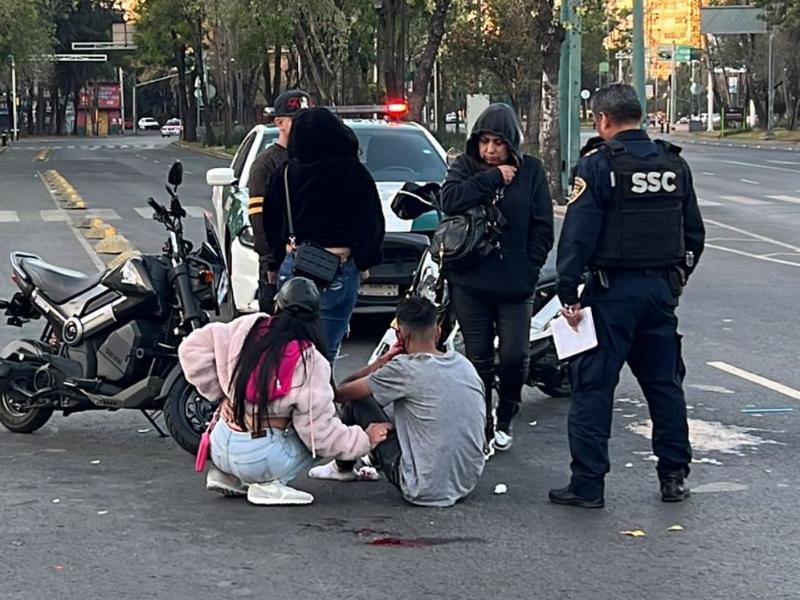 Más de 40 lesionados diarios en accidentes de moto en la CDMX