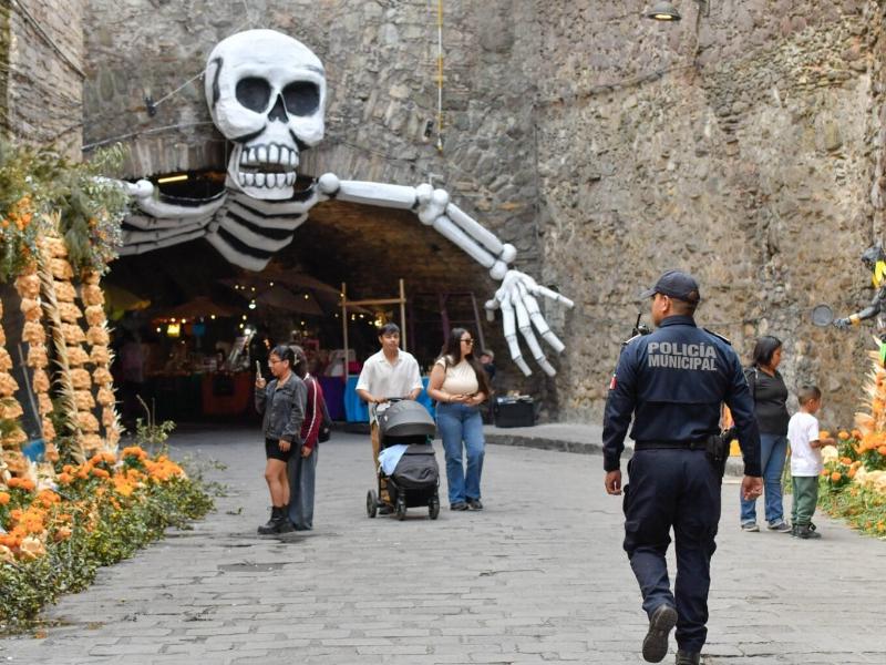Más de 500 elementos de seguridad por Festival de Muertos en Guanajuato