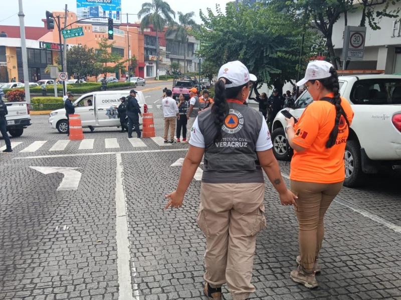 Más de 500 elementos resguardan Zonas Fan en Xalapa y Veracruz