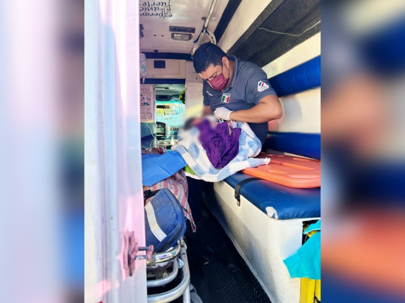 Nace bebé en ambulancia de la CNE en Salina Cruz
