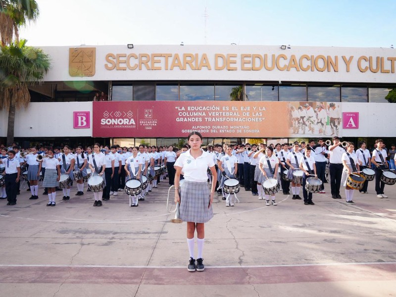 Nace la primera Banda de Guerra Monumental en Sonora