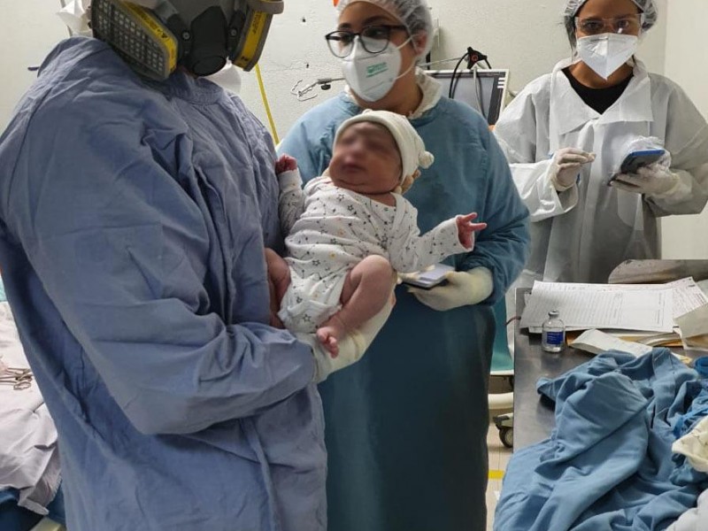 Nace primer bebé de madre con covid-19 en San Luis
