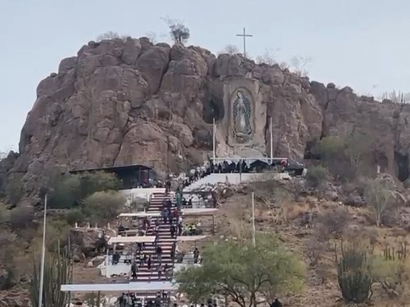 Nada impiden a peregrinos visitar a Virgen de Guadalupe